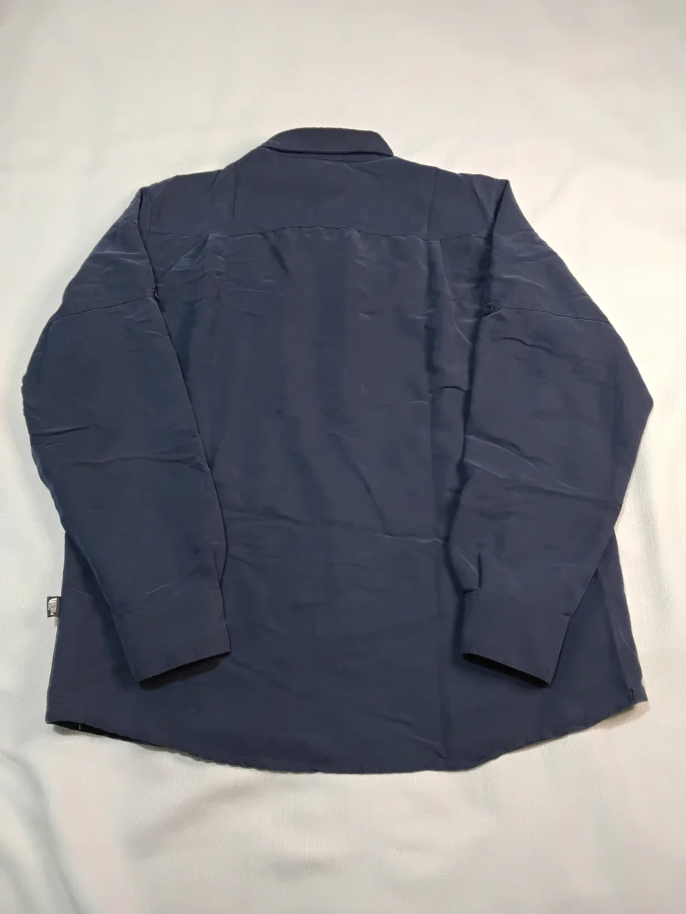 The North Face Men's Navy Blue Long-Sleeve Button-Down Shirt Sz M.